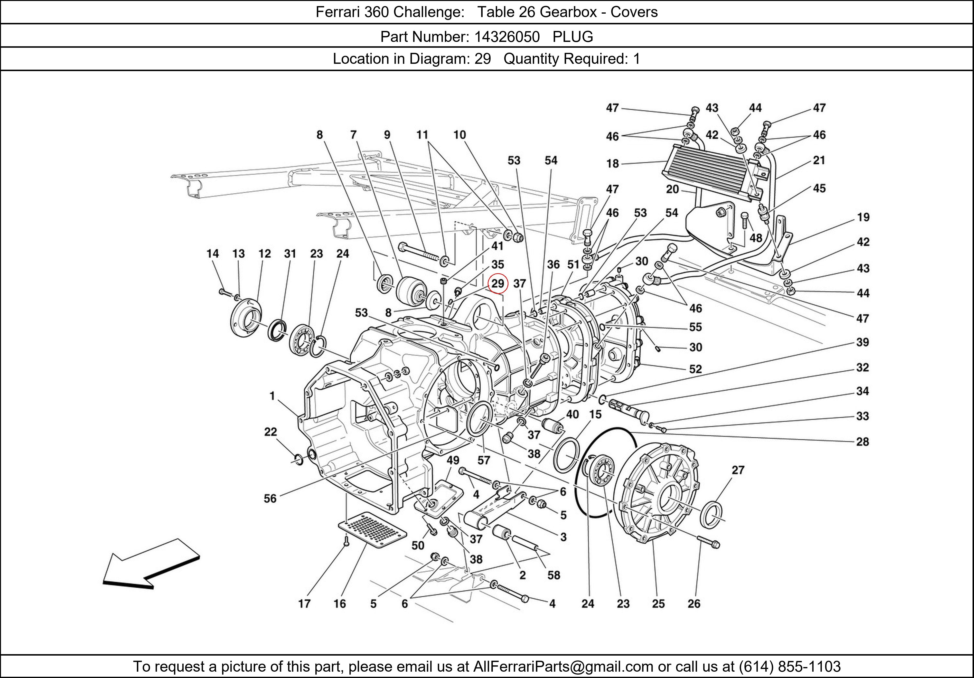 Ferrari Part 14326050