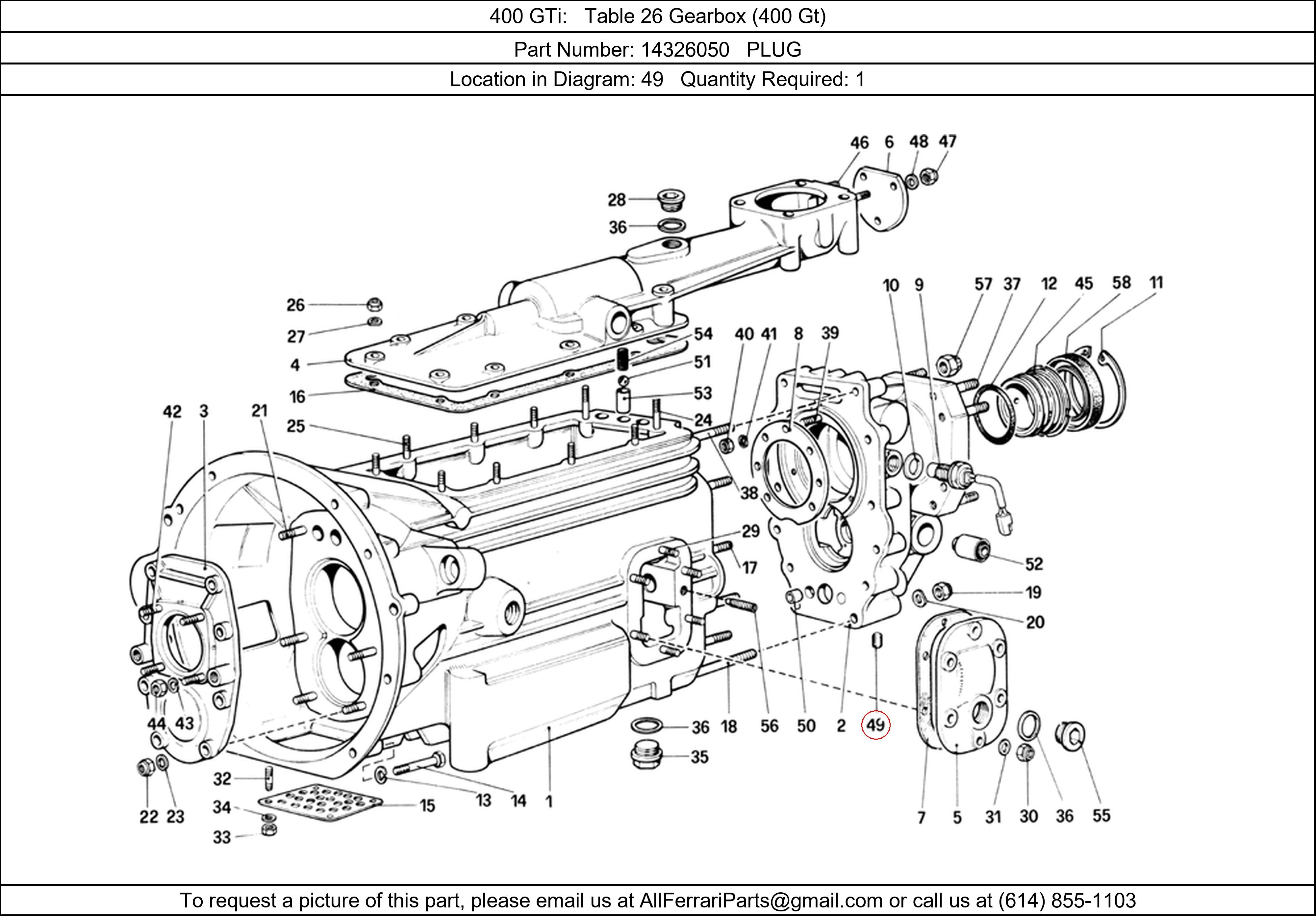 Ferrari Part 14326050