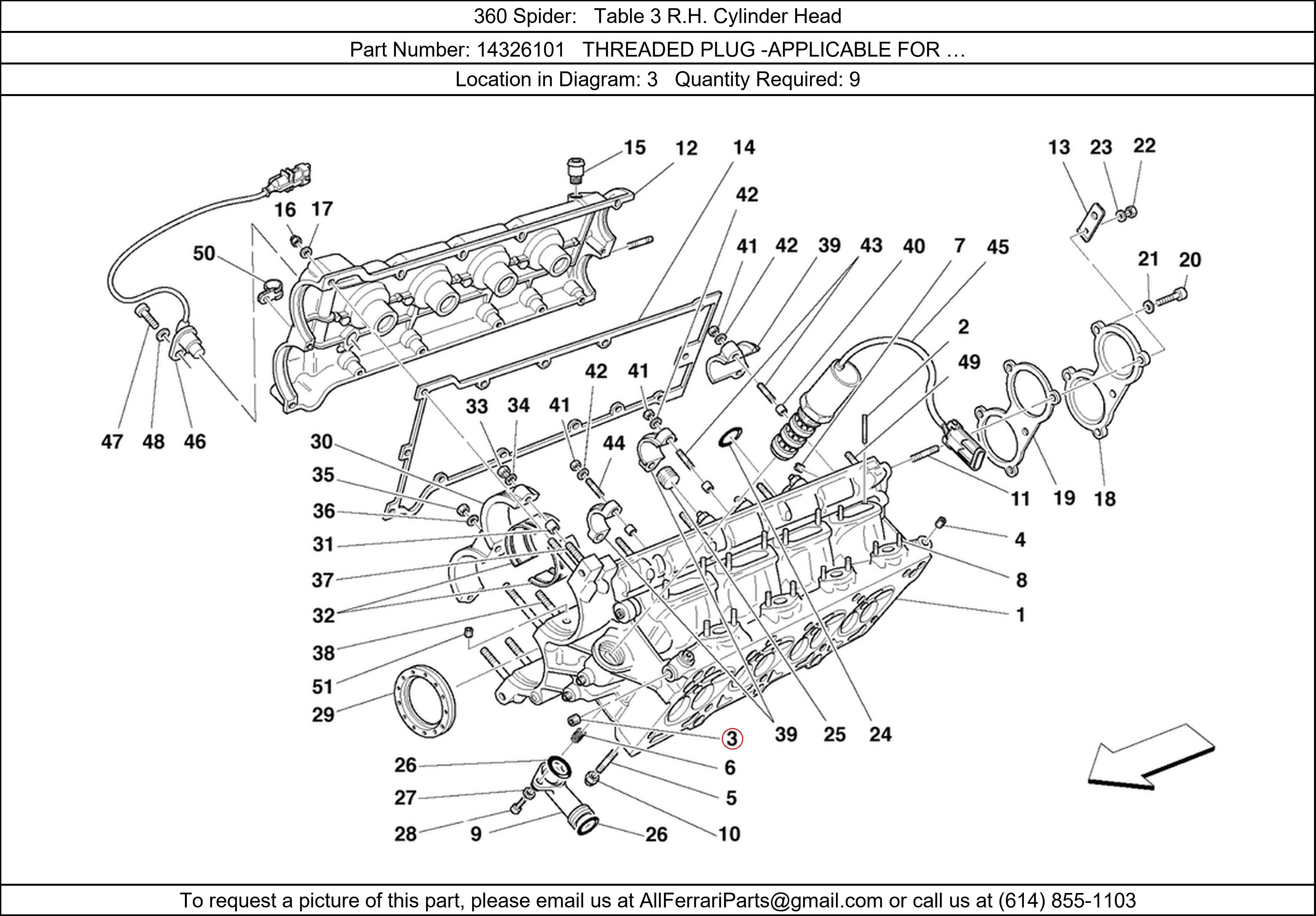 Ferrari Part 14326101