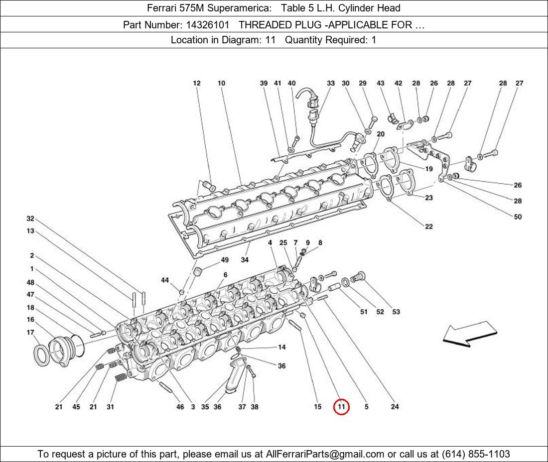 Ferrari Part 14326101