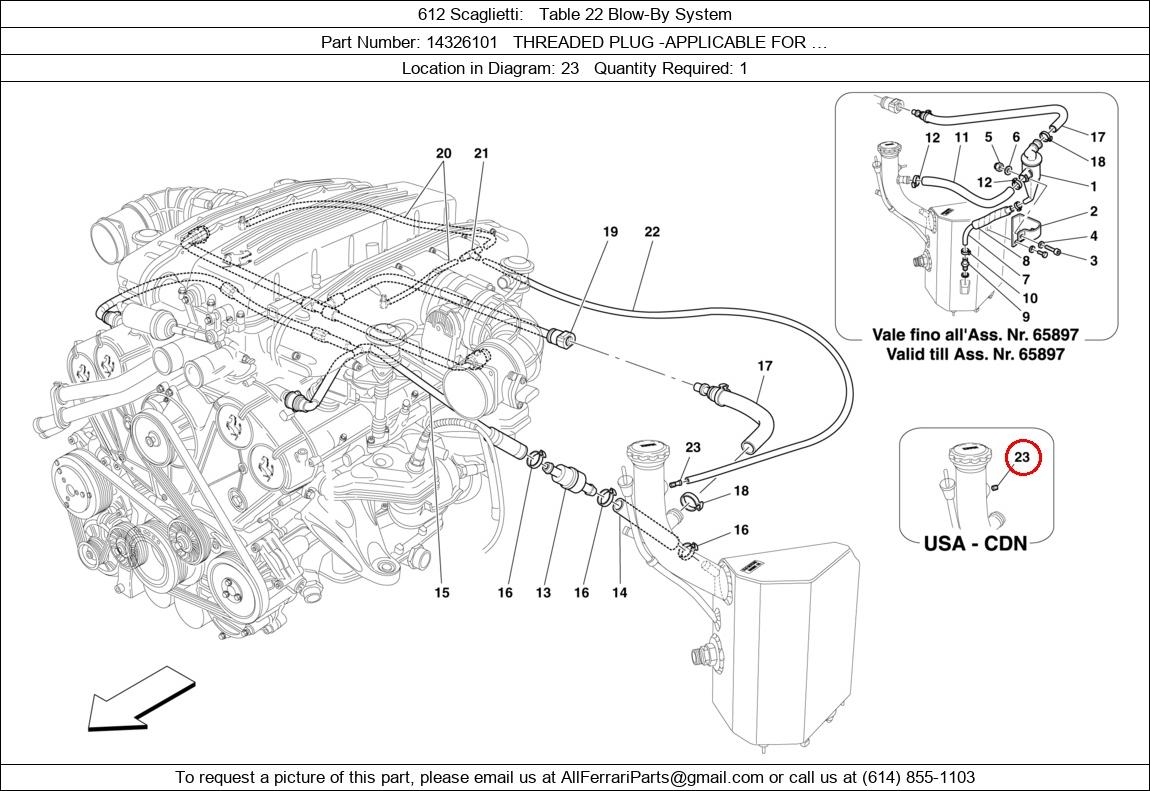 Ferrari Part 14326101