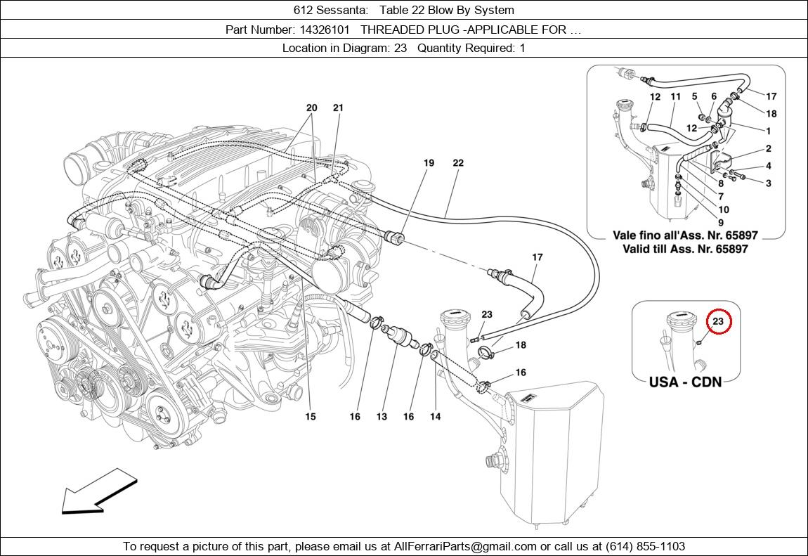 Ferrari Part 14326101