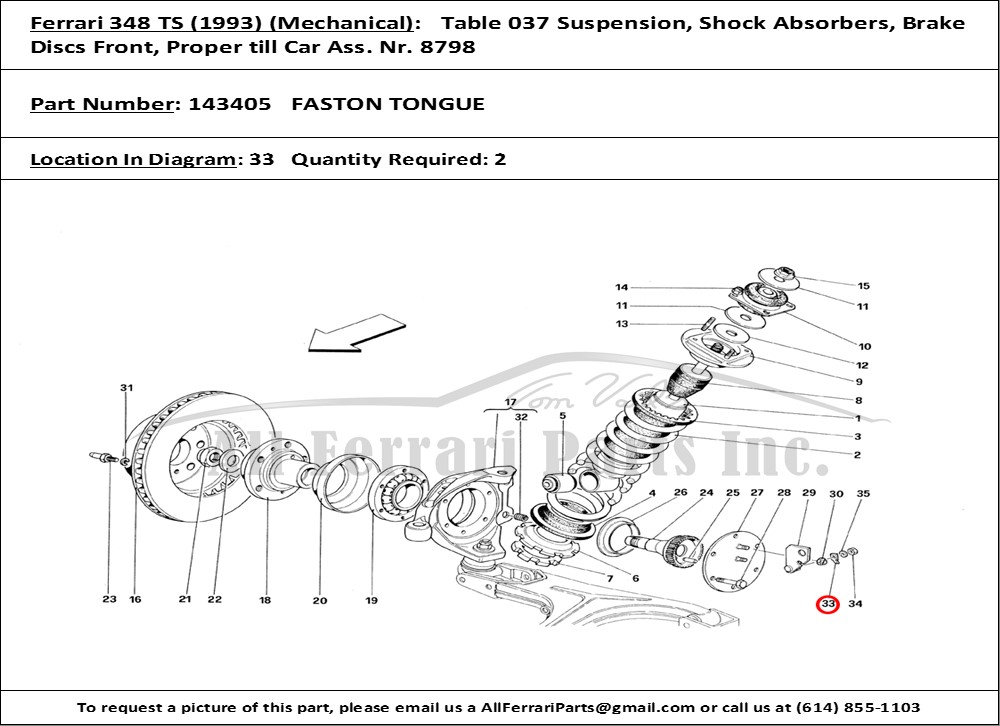 Ferrari Part 143405