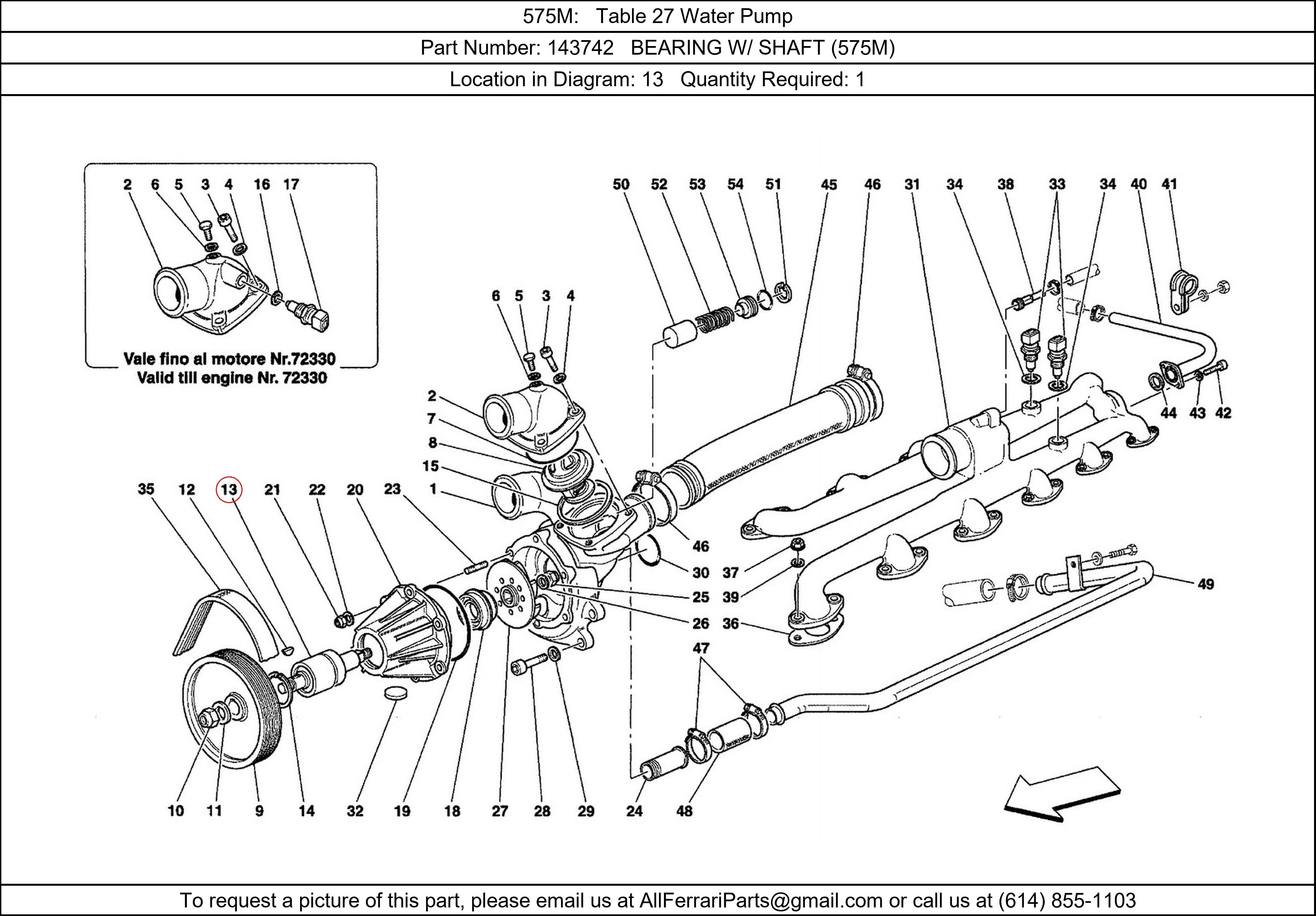 Ferrari Part 143742