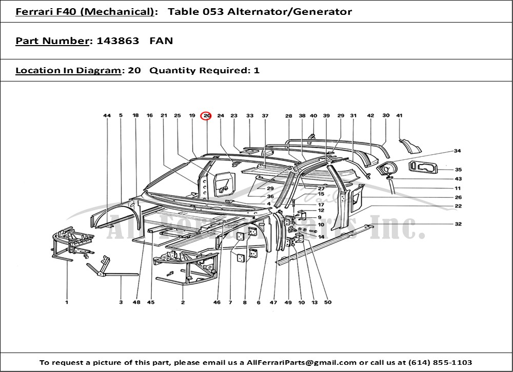 Ferrari Part 143863