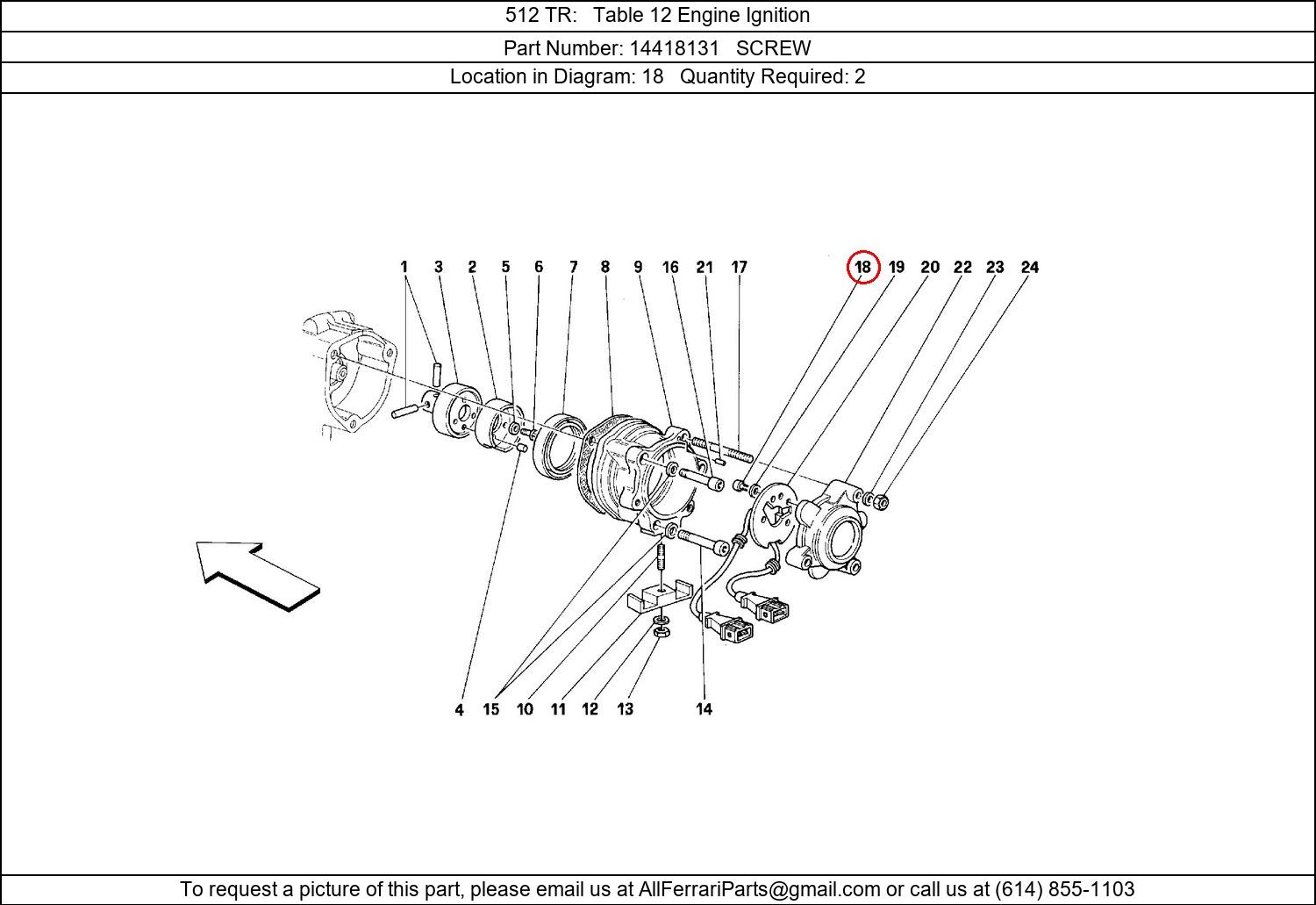 Ferrari Part 14418131