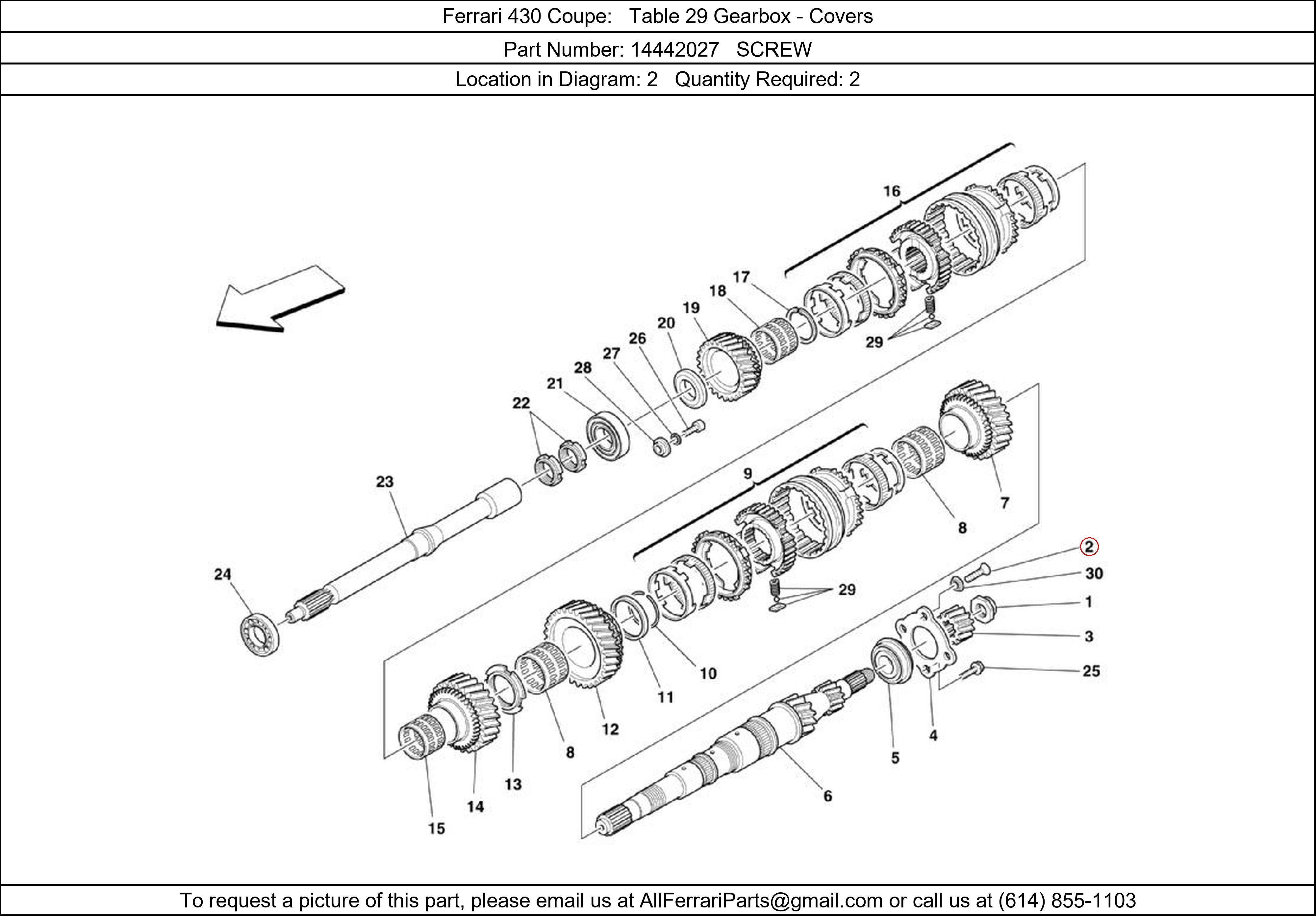 Ferrari Part 14442027