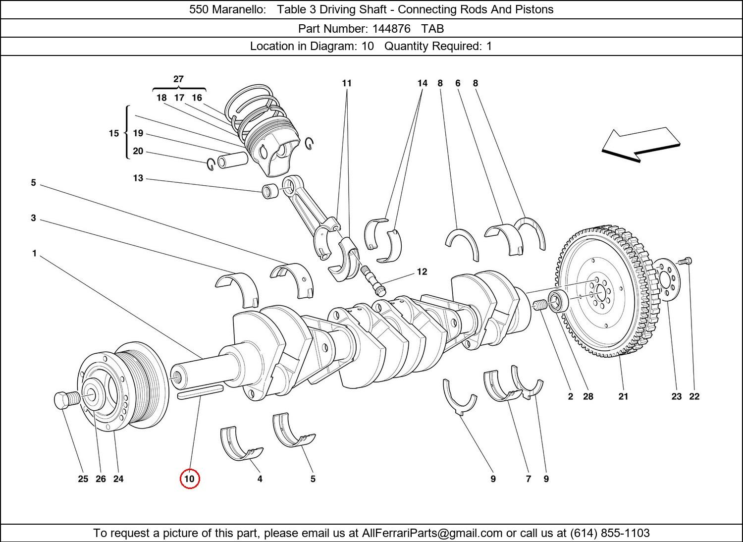 Ferrari Part 144876