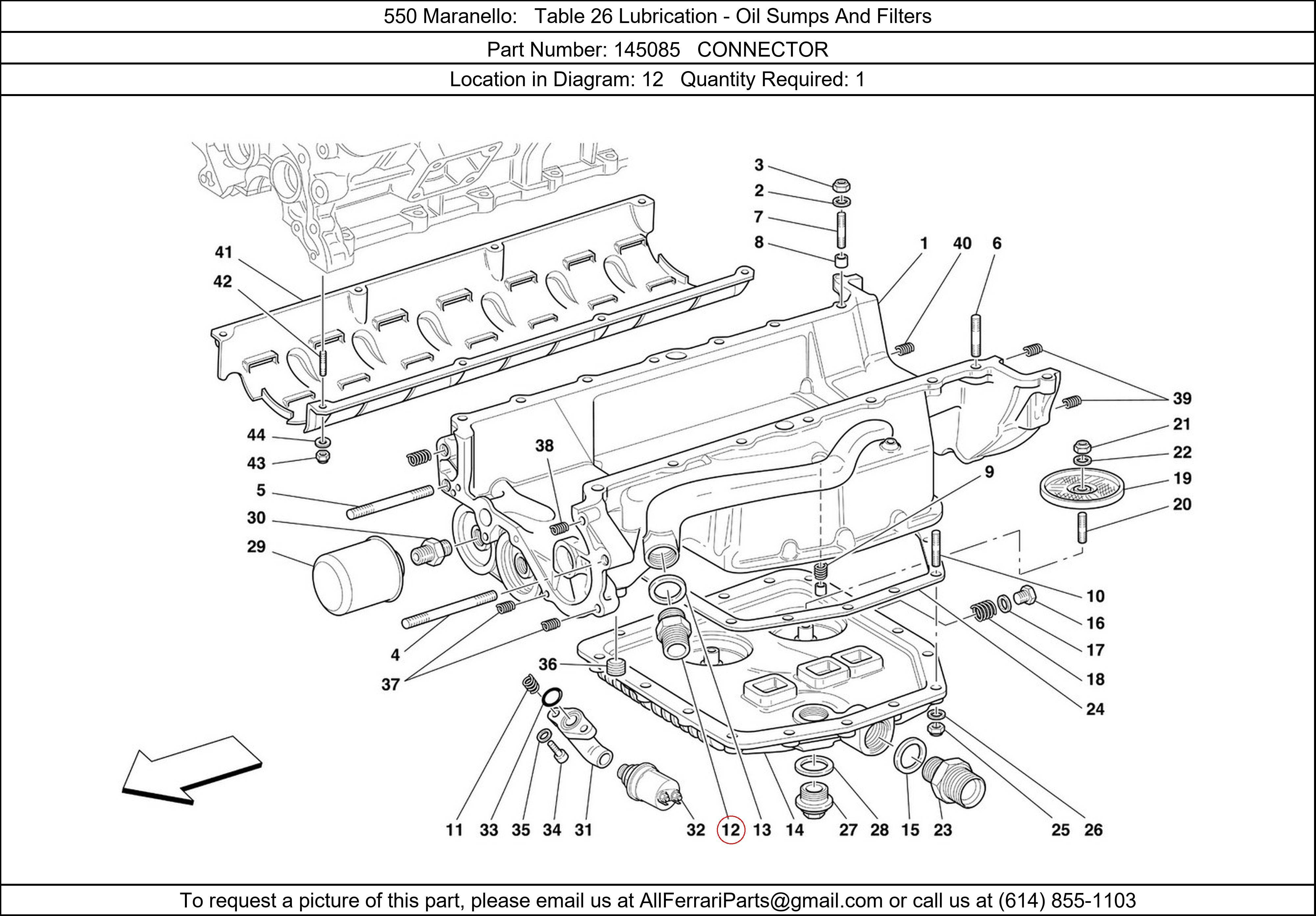 Ferrari Part 145085