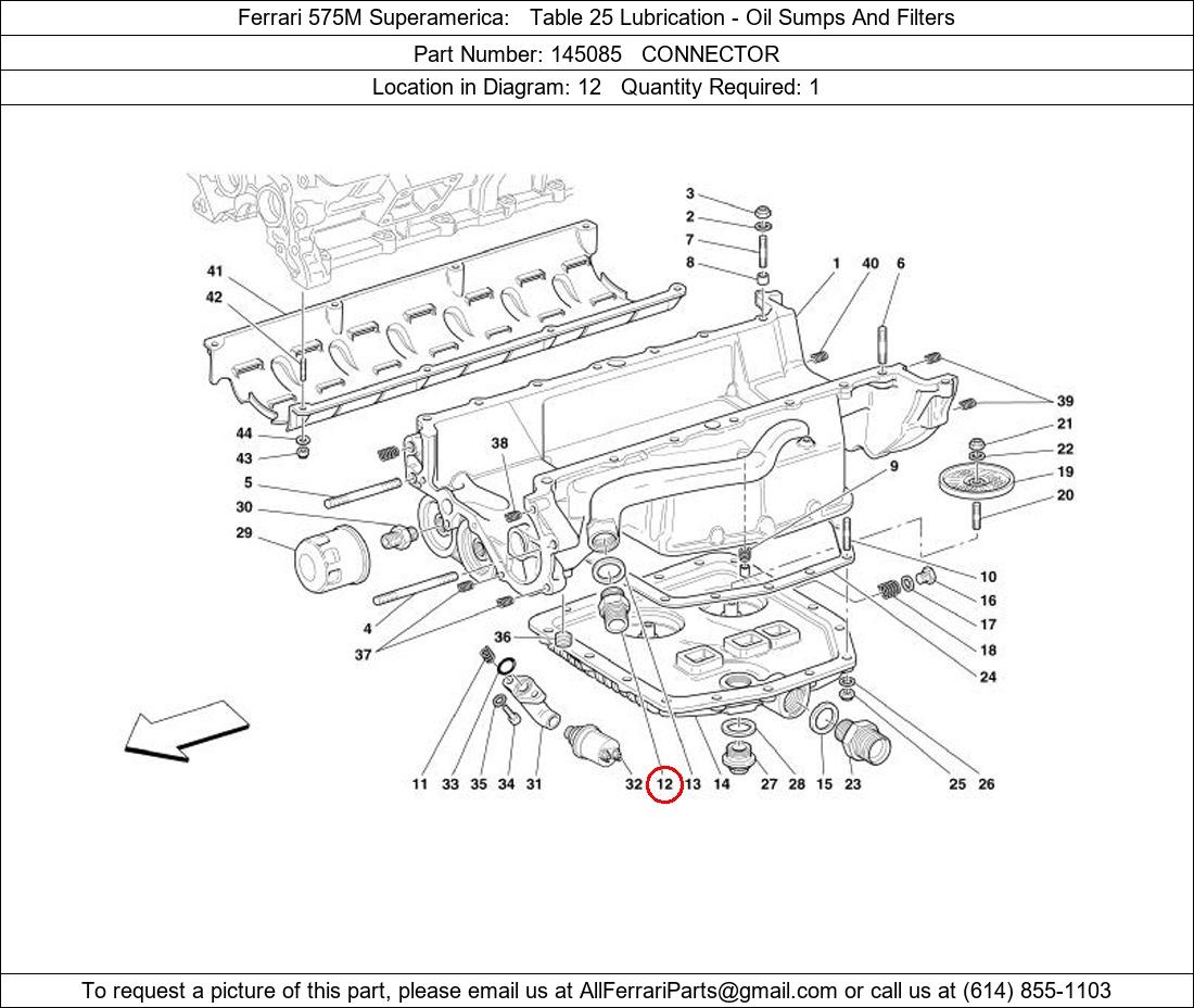 Ferrari Part 145085