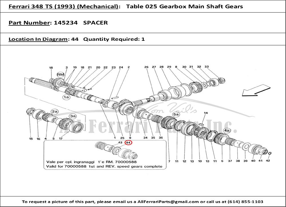 Ferrari Part 145234