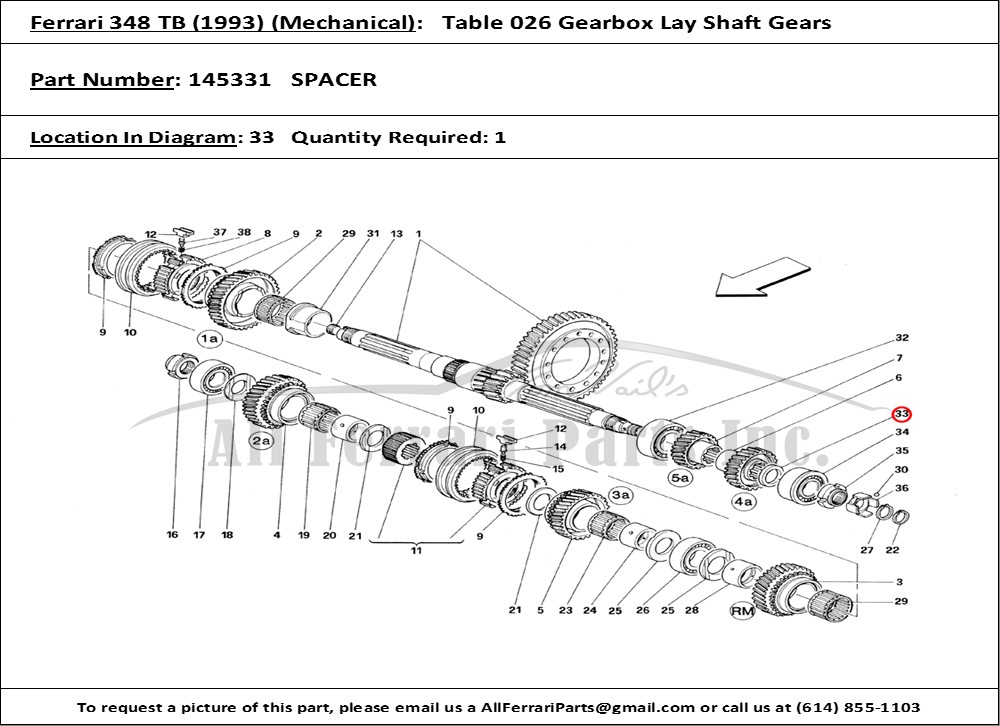 Ferrari Part 145331