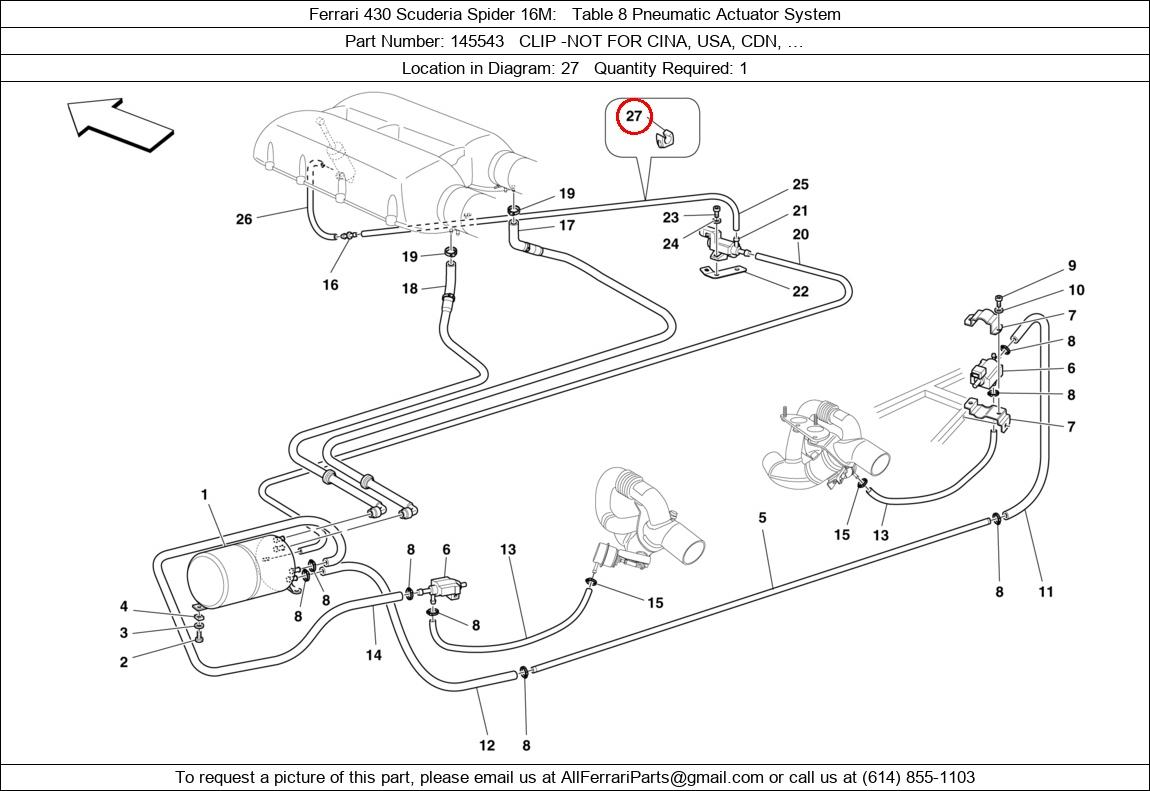 Ferrari Part 145543