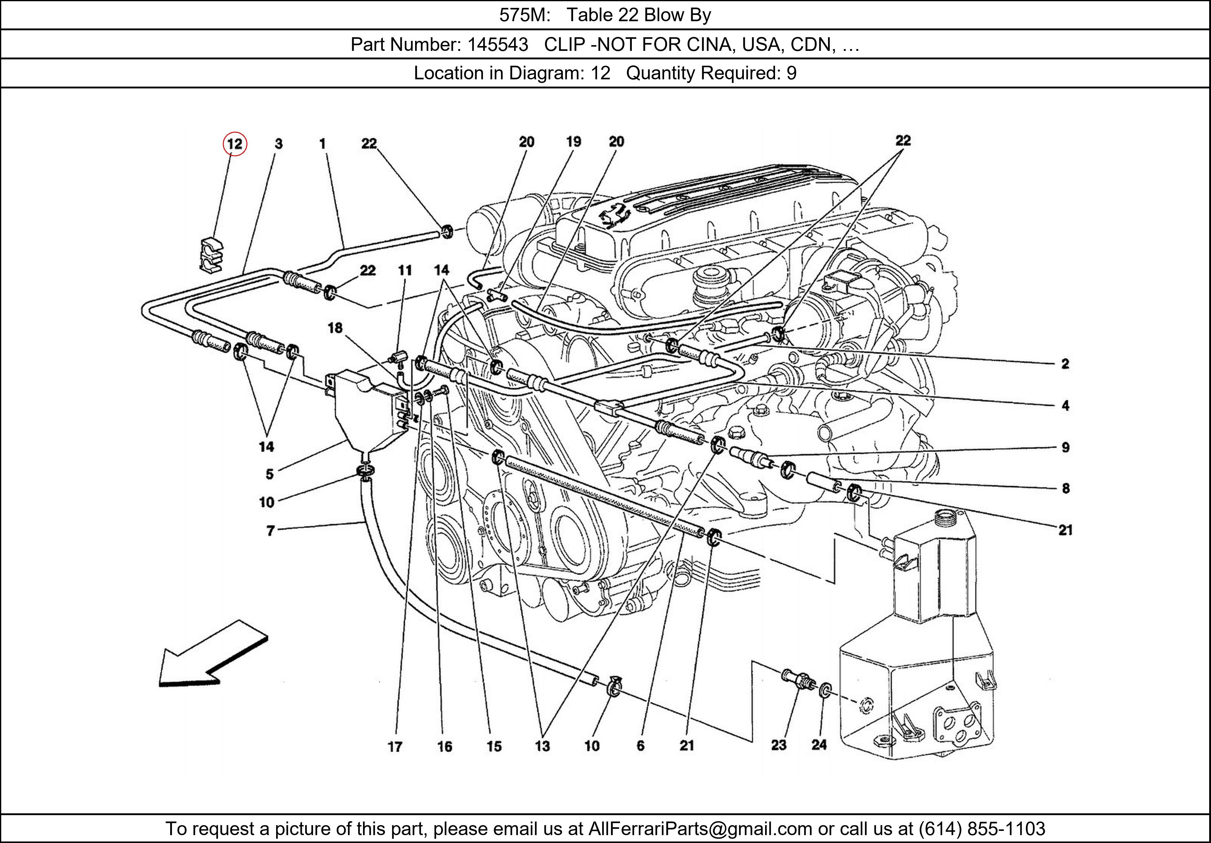 Ferrari Part 145543