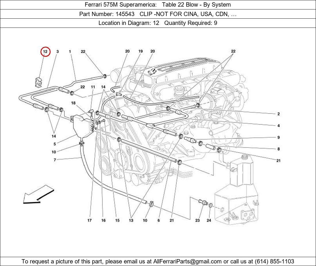Ferrari Part 145543