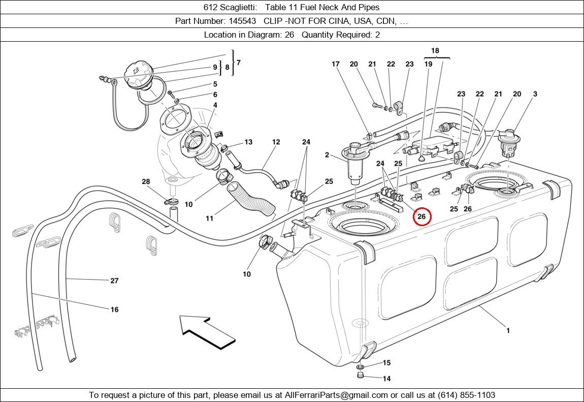 Ferrari Part 145543