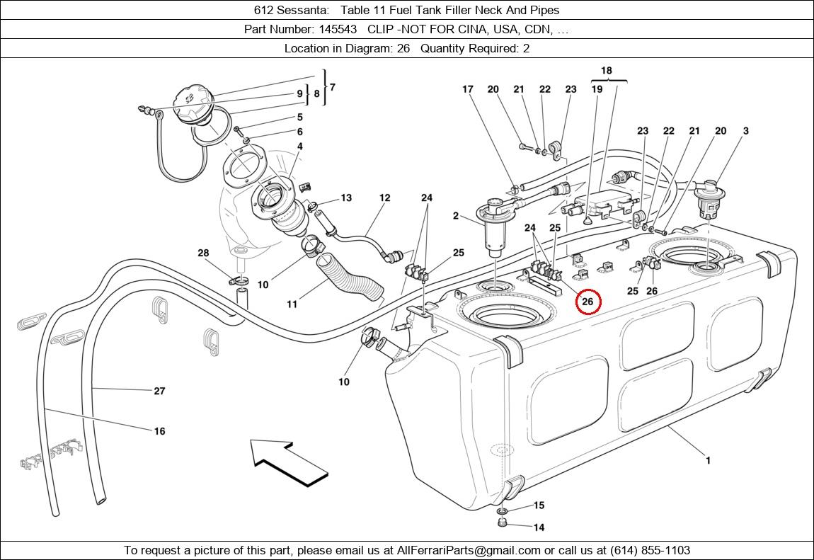 Ferrari Part 145543