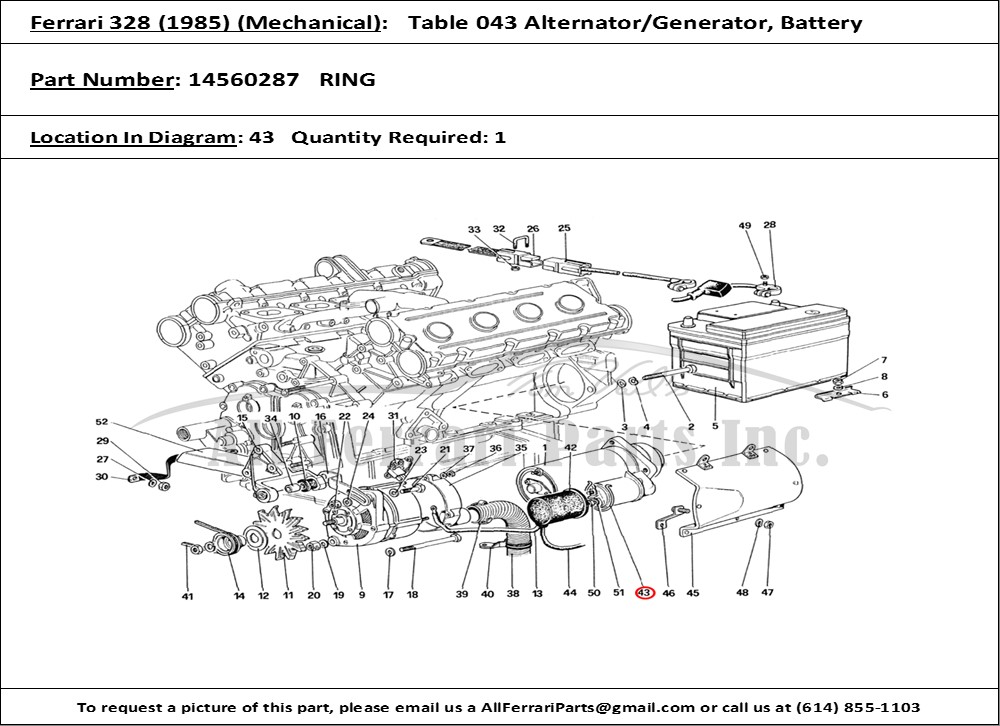 Ferrari Part 14560287