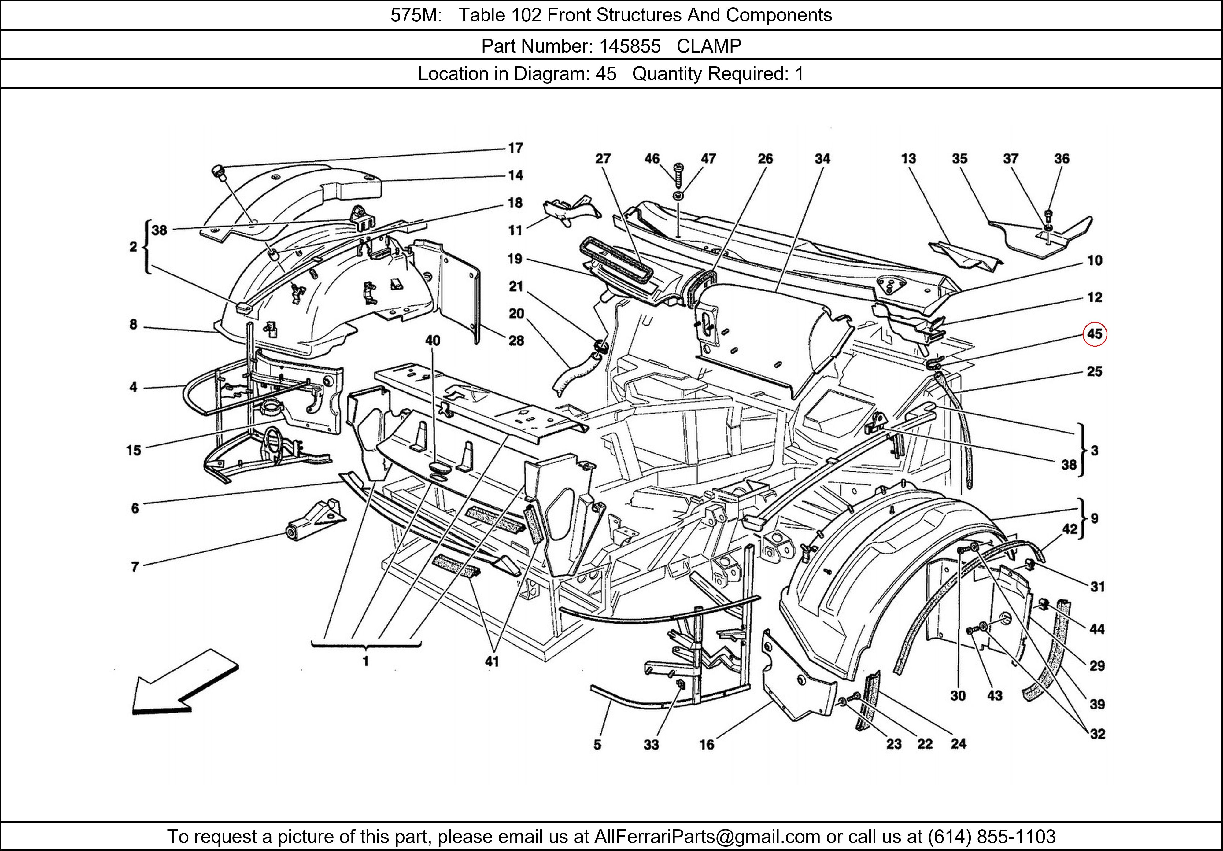 Ferrari Part 145855