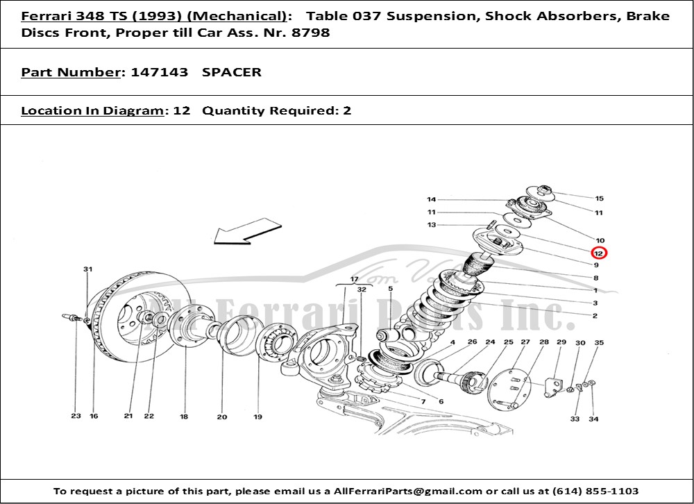 Ferrari Part 147143