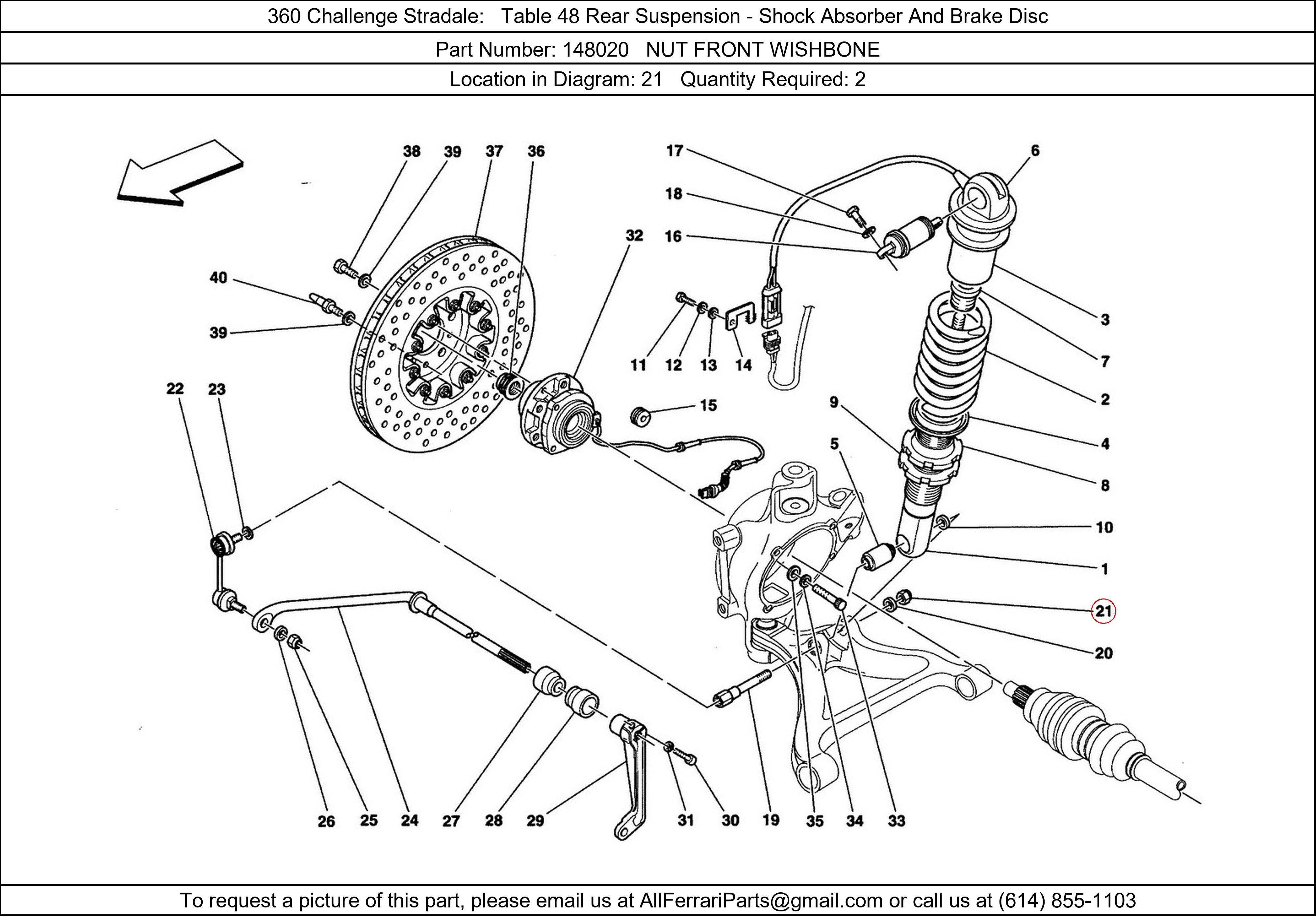 Ferrari Part 148020