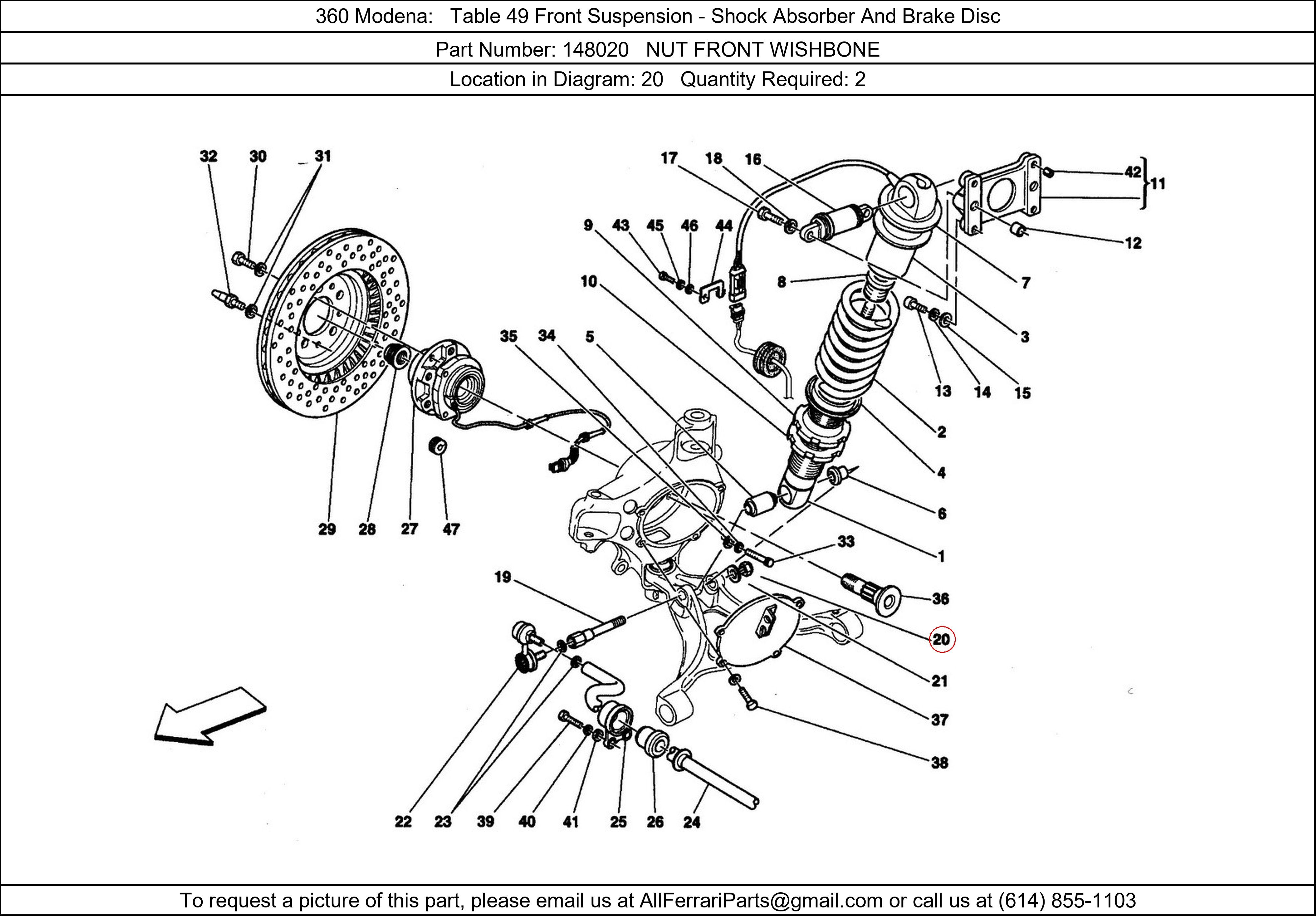 Ferrari Part 148020