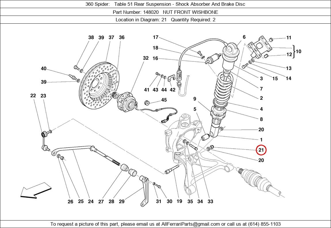 Ferrari Part 148020