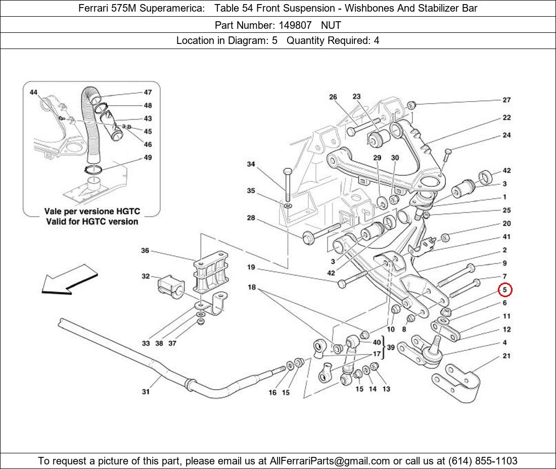 Ferrari Part 149807