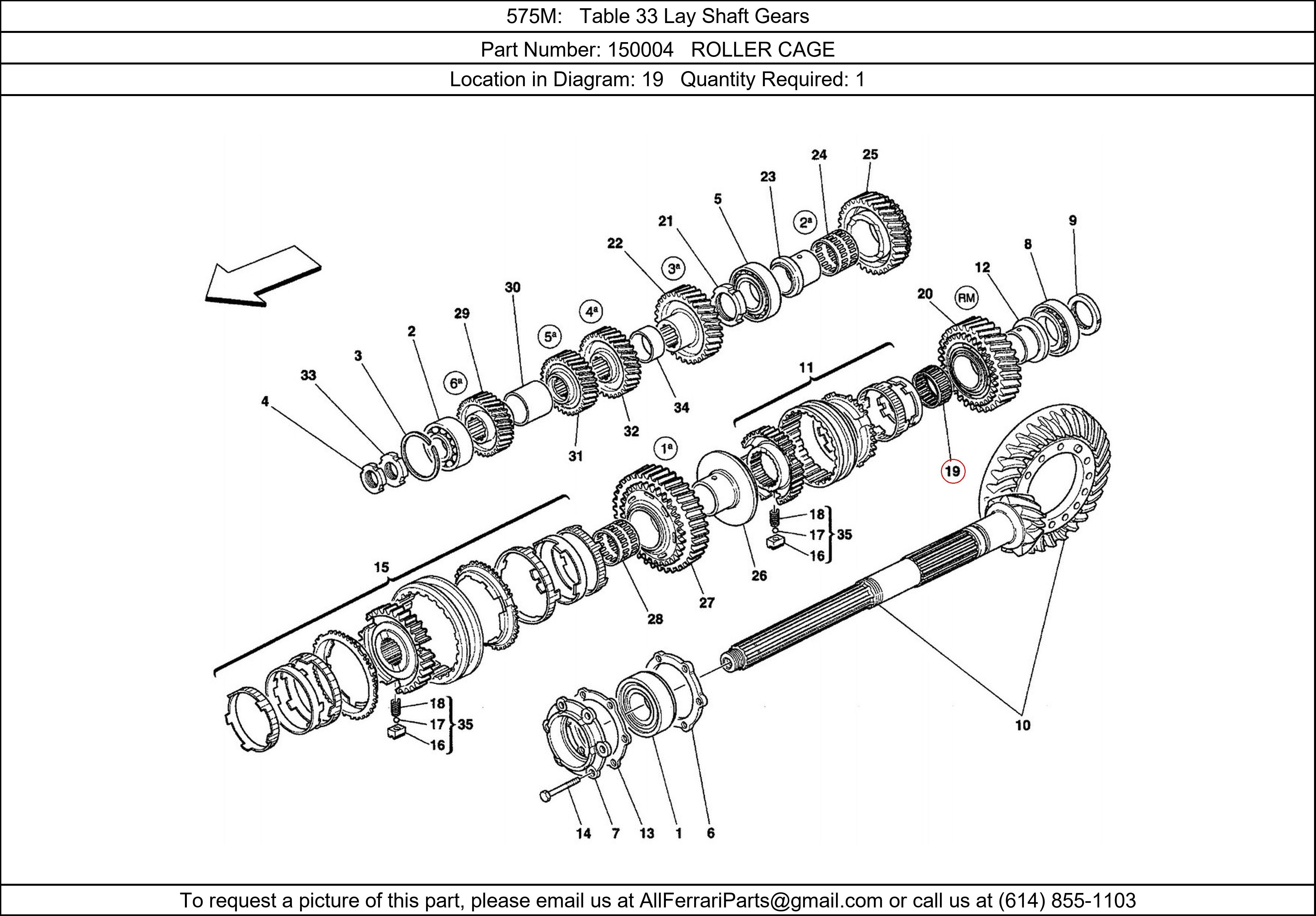 Ferrari Part 150004