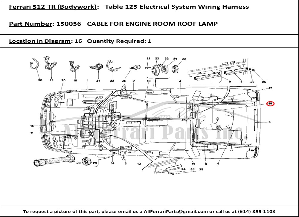 Ferrari Part 150056