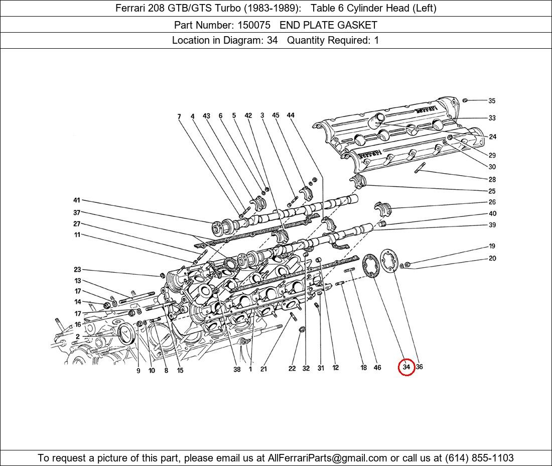 Ferrari Part 150075