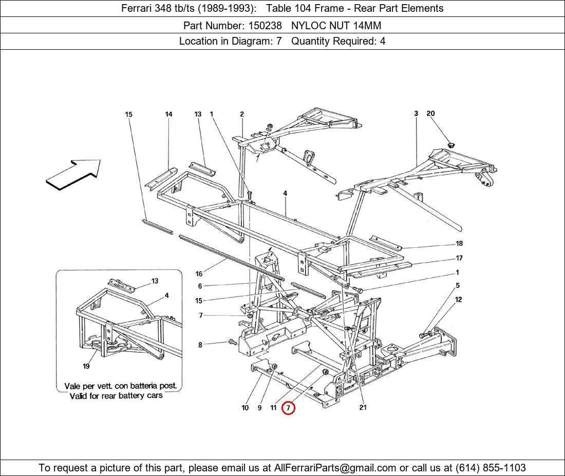 Ferrari Part 150238