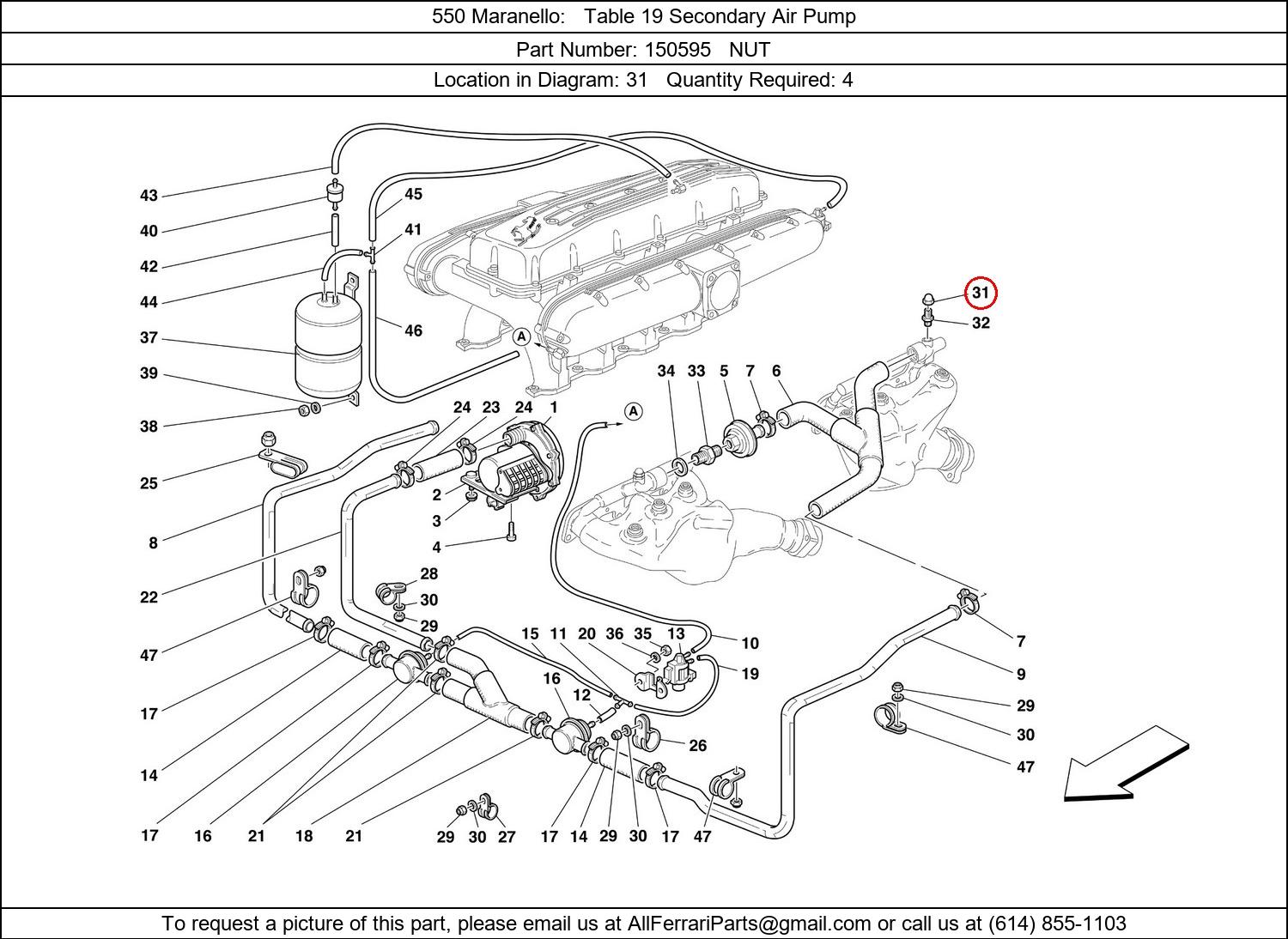 Ferrari Part 150595