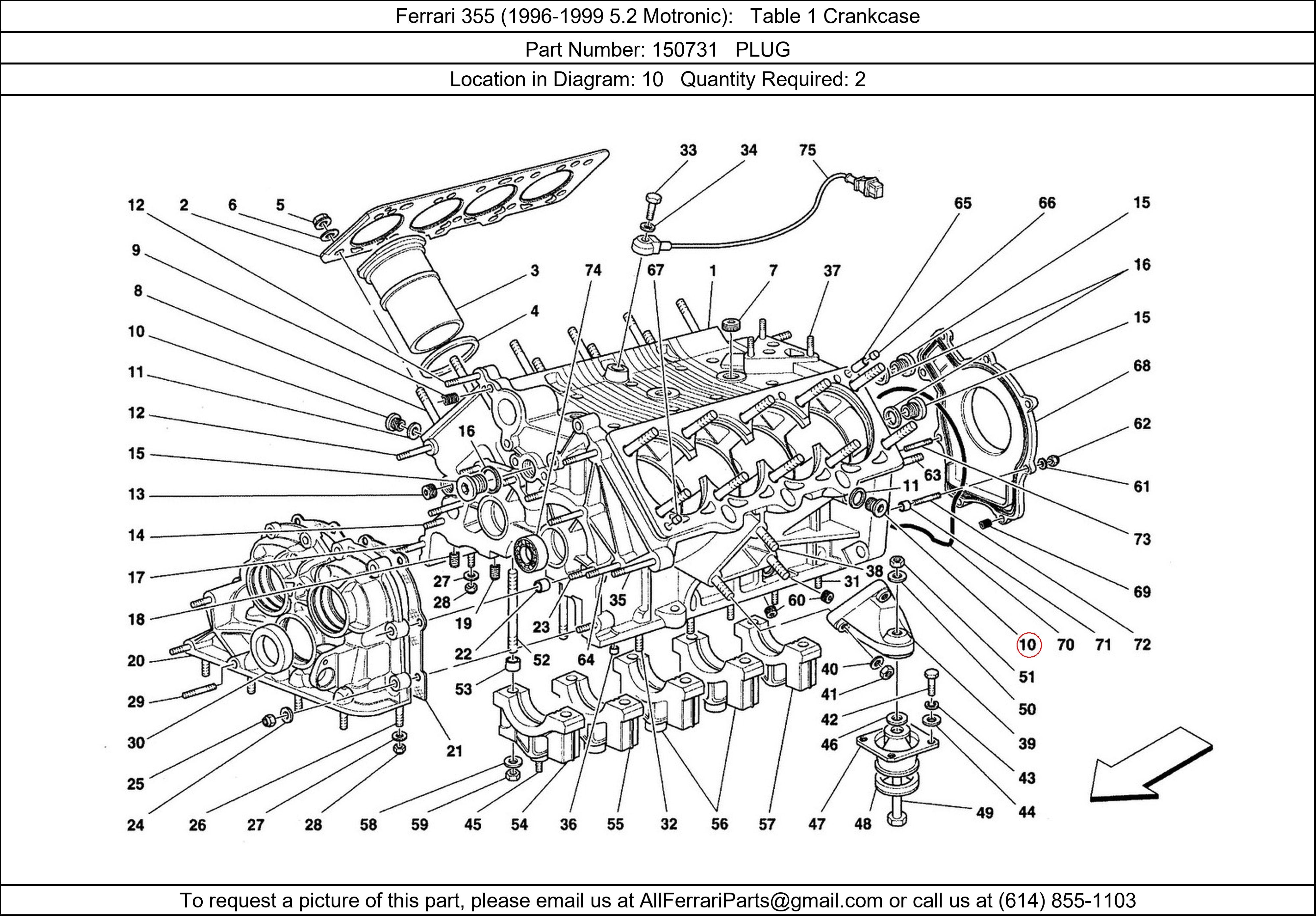 Ferrari Part 150731