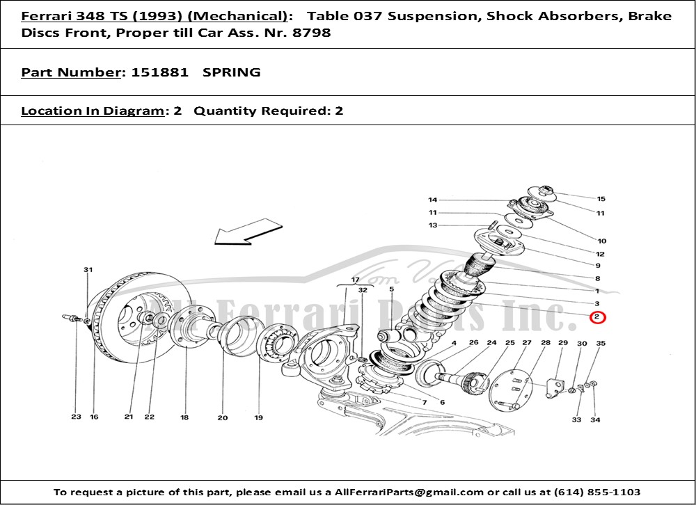 Ferrari Part 151881