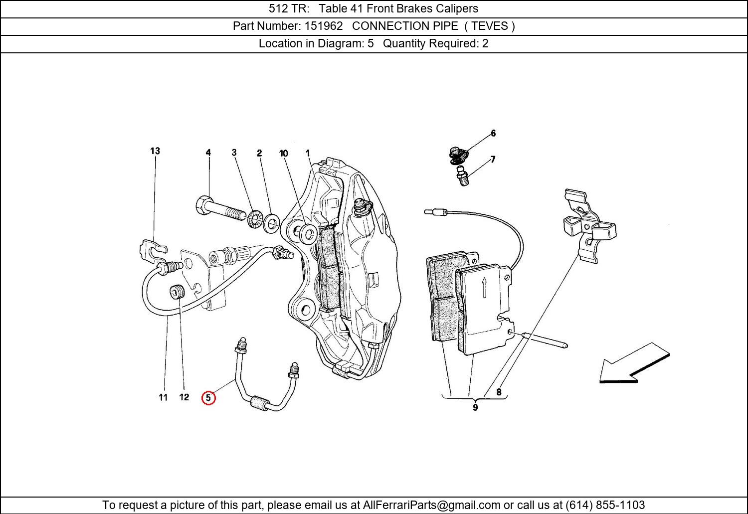 Ferrari Part 151962