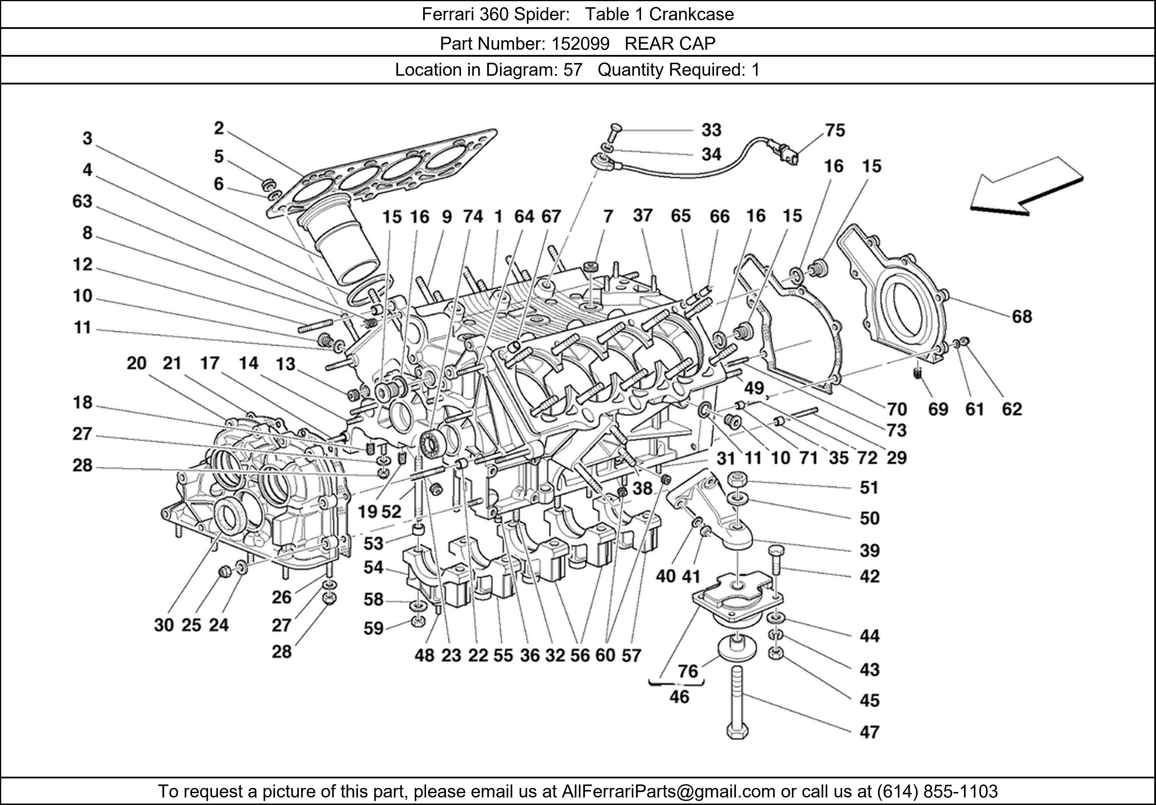 Ferrari Part 152099