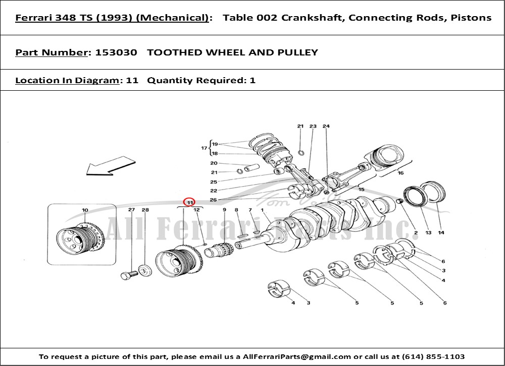 Ferrari Part 153030