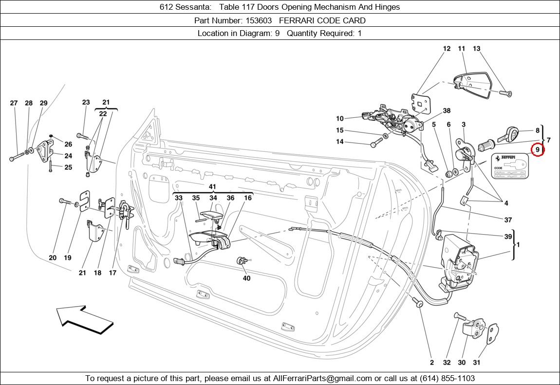 Ferrari Part 153603