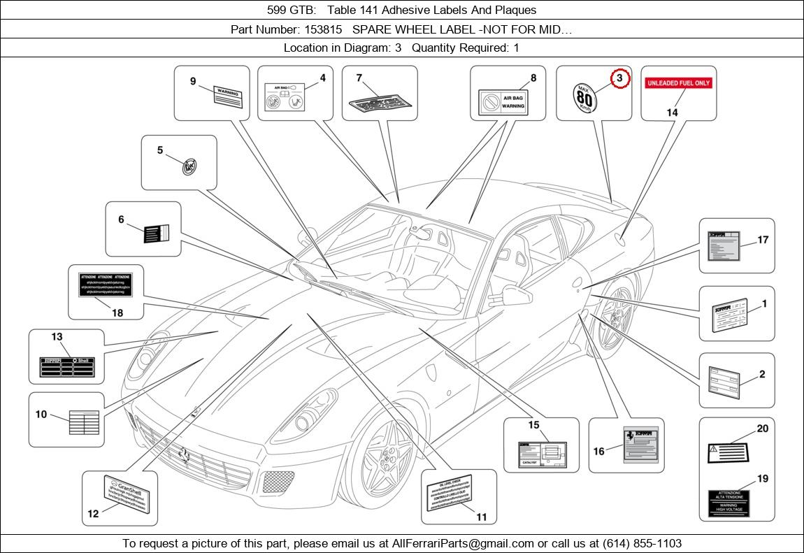 Ferrari Part 153815