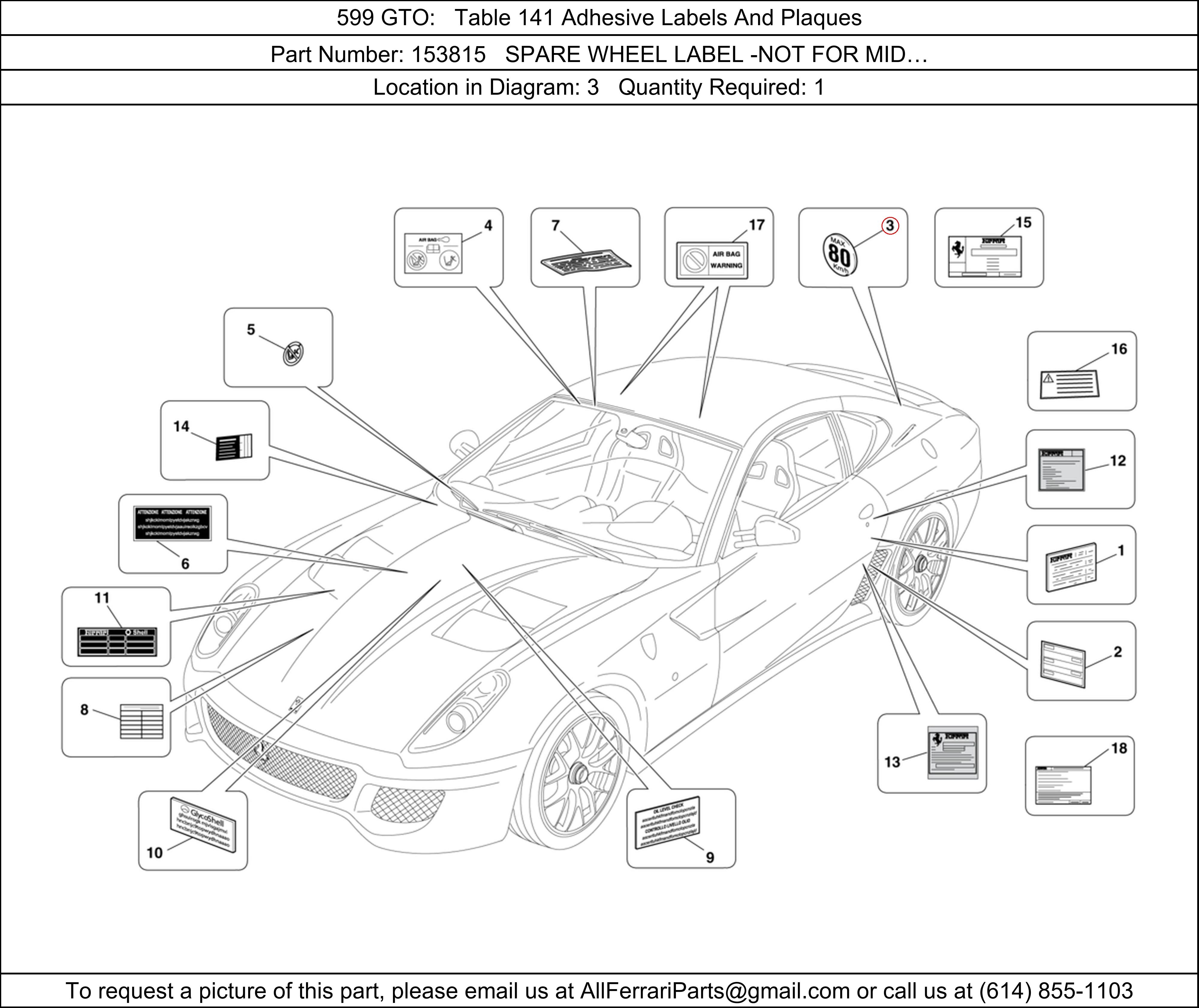 Ferrari Part 153815