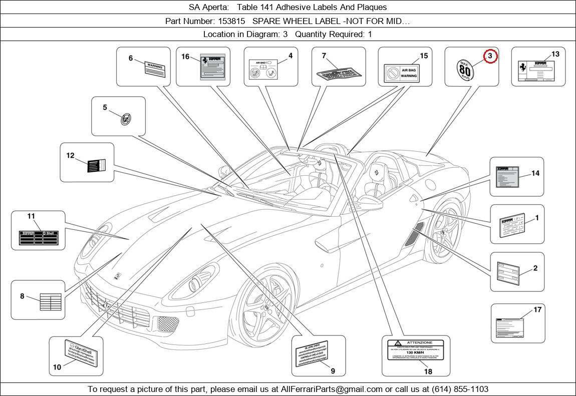 Ferrari Part 153815