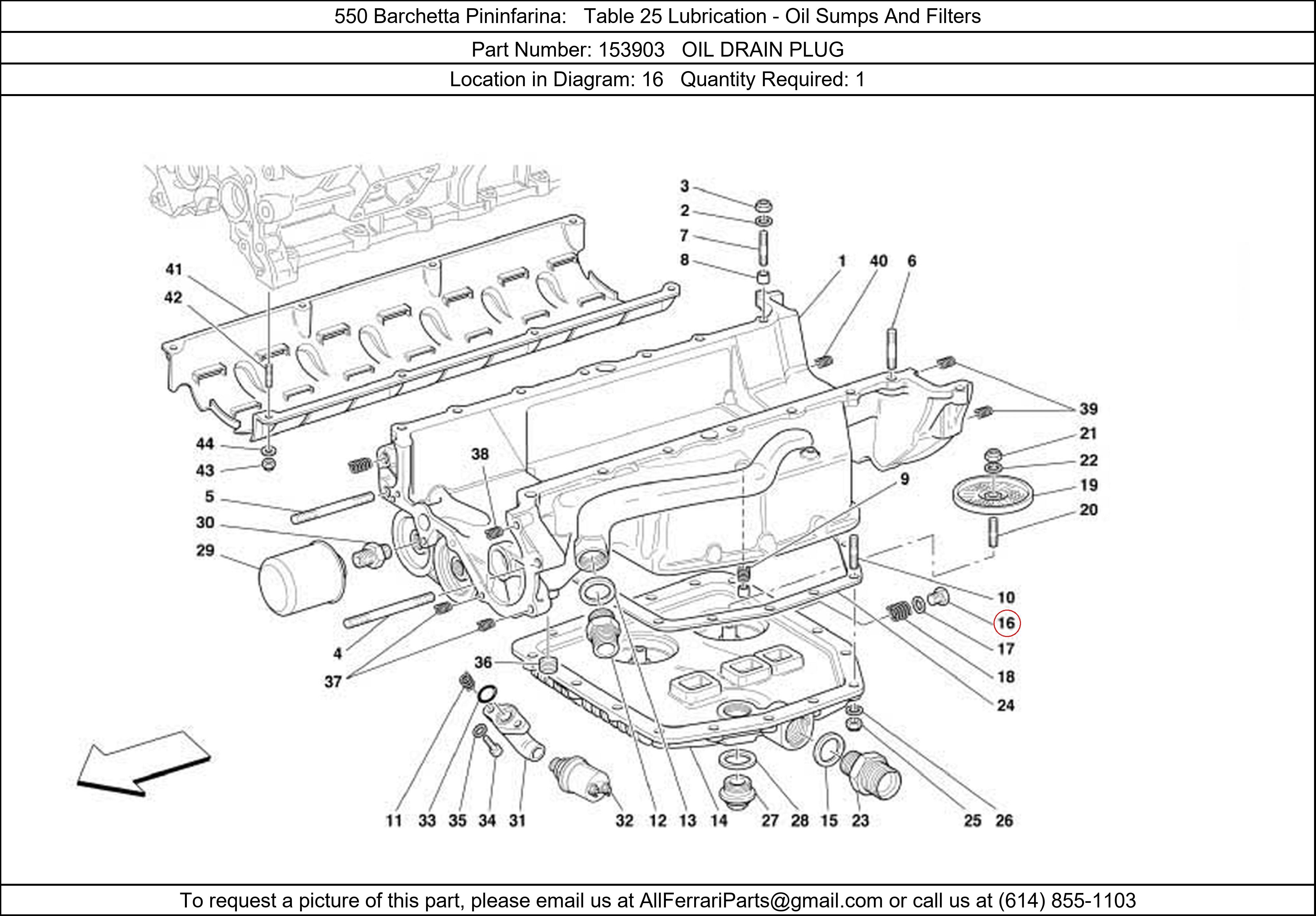 Ferrari Part 153903