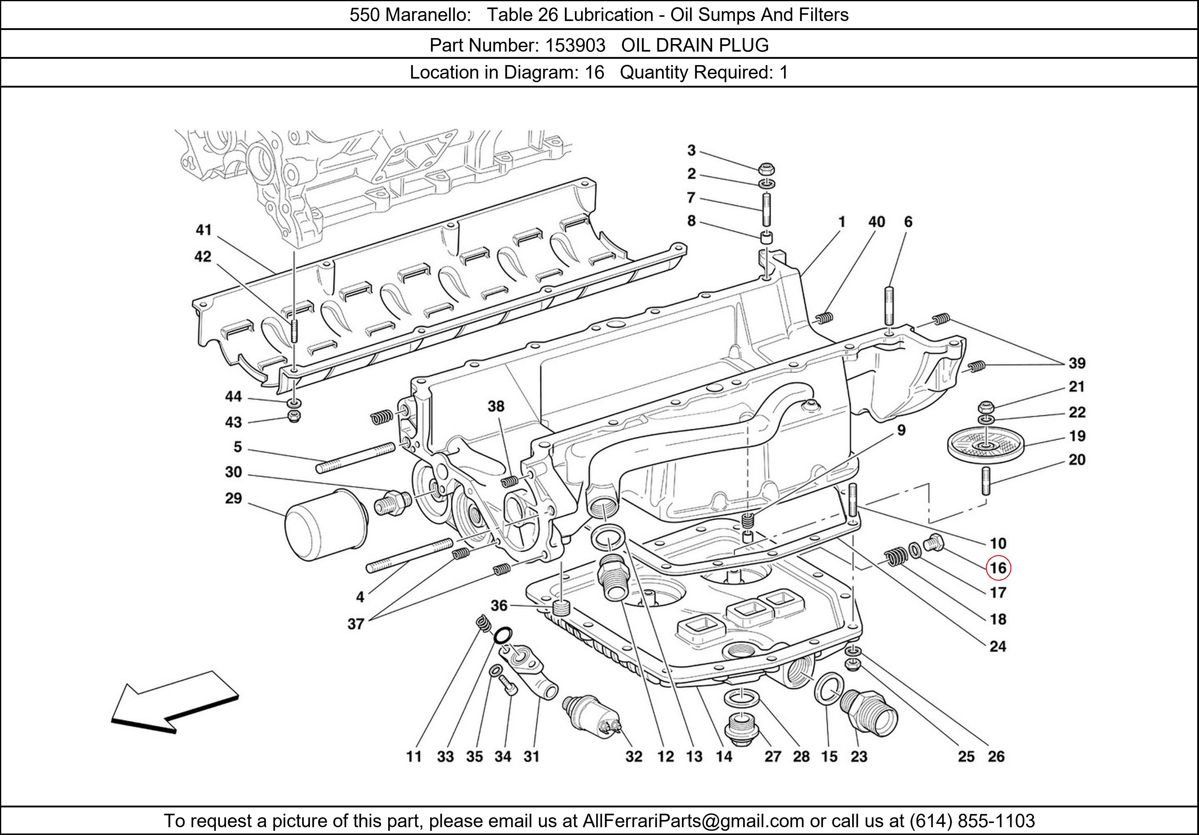 Ferrari Part 153903