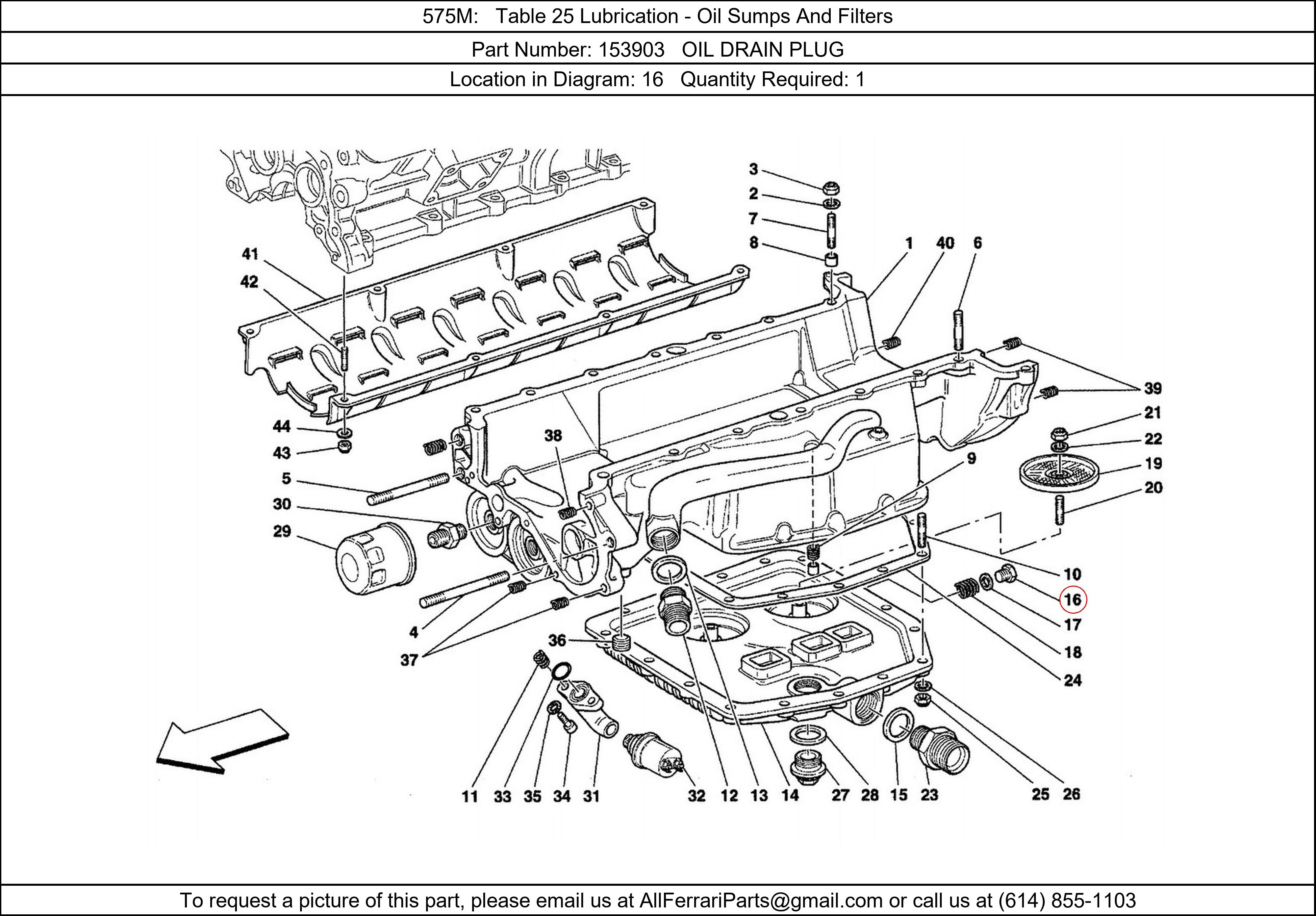 Ferrari Part 153903