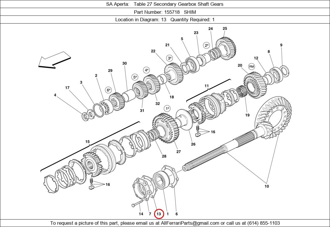 Ferrari Part 155718