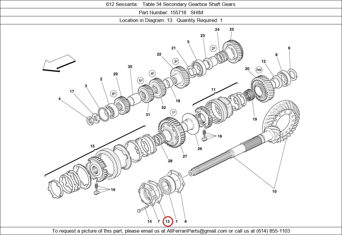 Ferrari Part 155718