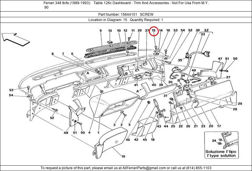 Ferrari Part 15644101