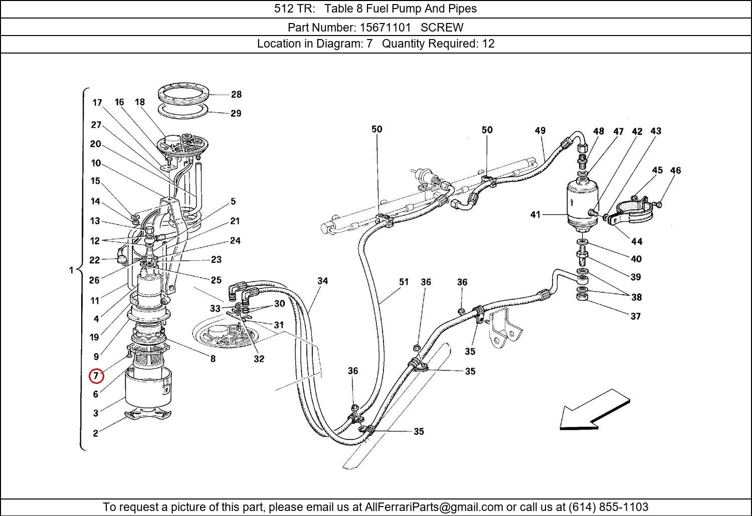 Ferrari Part 15671101