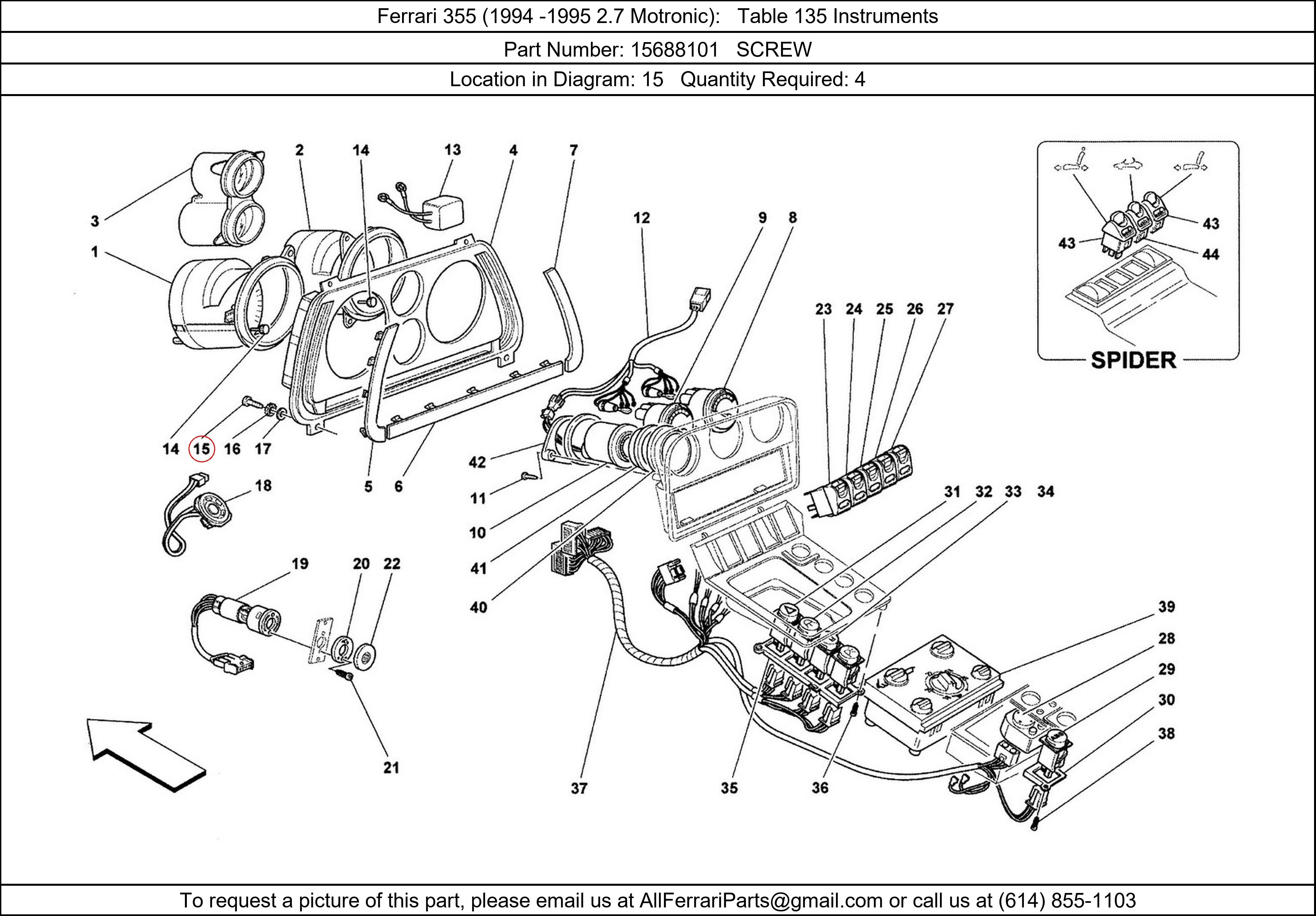 Ferrari Part 15688101